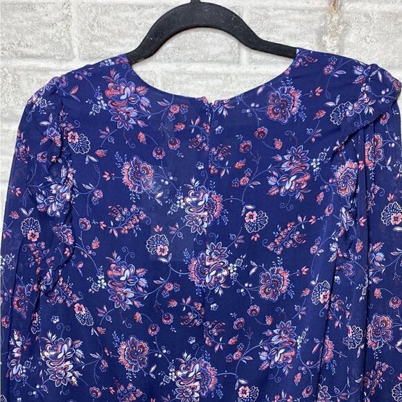 NWT MSRP $368 Joie Silk Cherita Floral Print Split Neck Romper - Picture 11 of 12